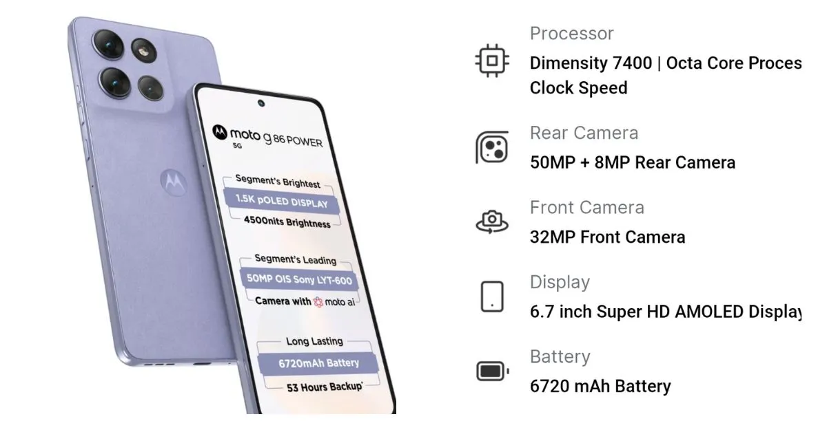 Moto g86 power 5g